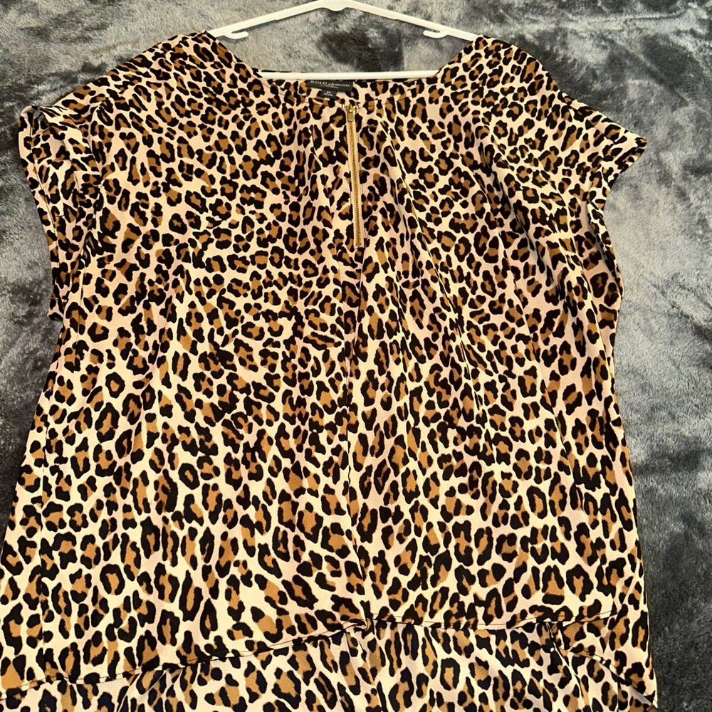 Leopard Print Blouse